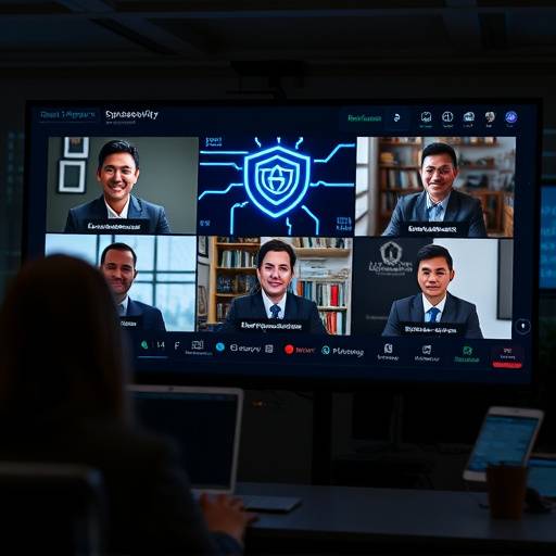 Screenshot of a PemoTech Solutions webinar on cybersecurity, showcasing accurate captions.